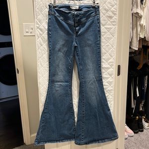 Free People flare leg jeans